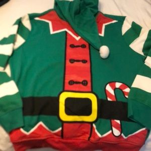 Christmas Sweatshirt with pockets and hood